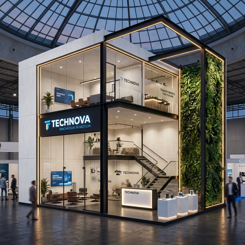 Double-Deck Technology Stand — GITEX Global, Dubai